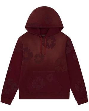 DENIM TEARS Drawstring Hoodie - Red