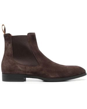 Santoni Detoxify Elasticated-Panel Boots - Brown