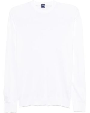 Fedeli Cotton Sweatshirt - White