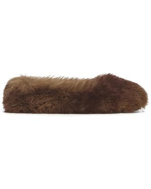 Apparis Chaussons Magda En Fourrure Artificielle - Brown