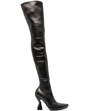 Lanvin Overknee-Stiefel 100Mm - Schwarz