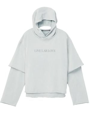 CAMPERLAB Layered Hoodie - White