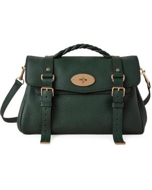 Mulberry Alexa Grained Leather Tote Bag - Green