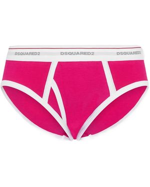 DSquared² Colour Block Briefs - Pink