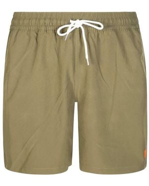 Polo Ralph Lauren Traveller Logo-Patch Swim Shorts - Green