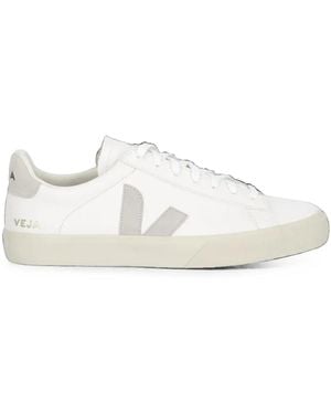 Veja Campo Leather Natural Sneakers - White