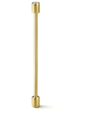 Shihara 18Kt Twist Pin 03 Earring - White