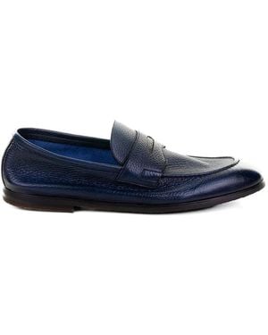 Neil Barrett Penny Leather Loafers - Blue