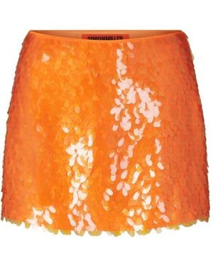 Simon Miller Dizzy Mini Skirt - Orange