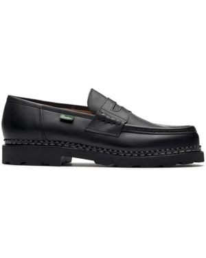 Paraboot Reims Leather Loafers - Black