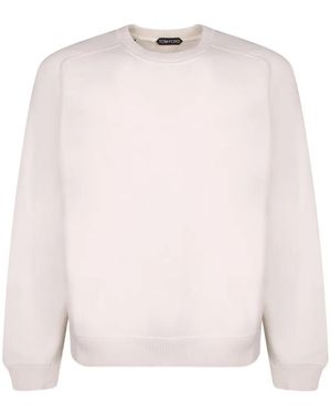 Tom Ford Cashmere Cotton Crew Neck Jumper - Pink