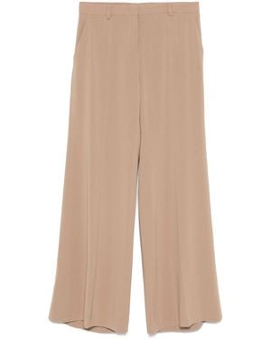 Alberto Biani Flared Trousers - Natural