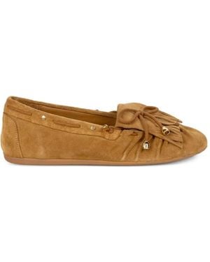 Stokton Fringed Loafers - Brown