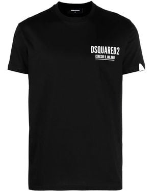 DSquared² ディースクエアード ロゴ Tシャツ - ブラック