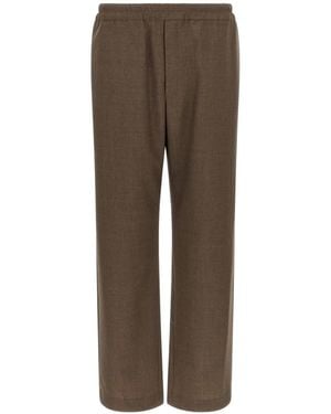 The Row Ari Straight-Leg Pants - Brown