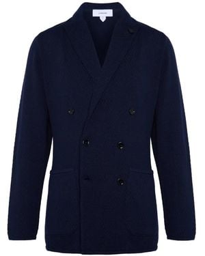 Lardini Double-Breasted Blazer - Blue