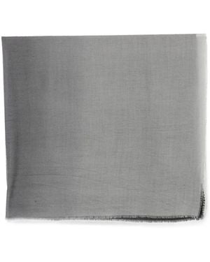Faliero Sarti Coccola Sfume Frayed Scarf - Gray