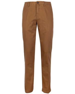 Siviglia Straight-Leg Chino Trousers - Brown