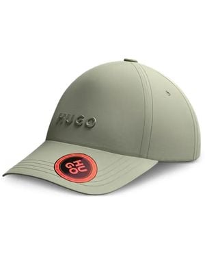 HUGO Embossed Logo Cap - Green