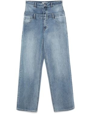 Tibi ダブルウエスト ジーンズ - ブルー