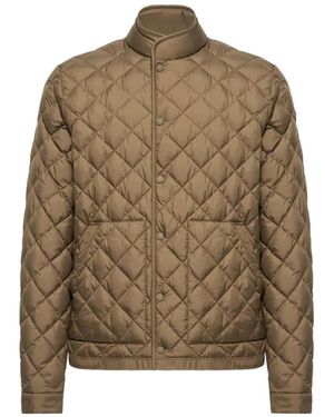 Moncler Doudoune Oise Diamond Matelassée À Coupe Courte - Brown