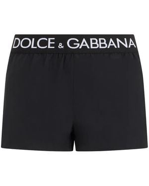 Dolce & Gabbana Logo-Waistband Boxers - Black
