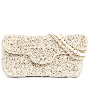 Sarah Chofakian Bolso de hombro Garrot Crochet - Neutro