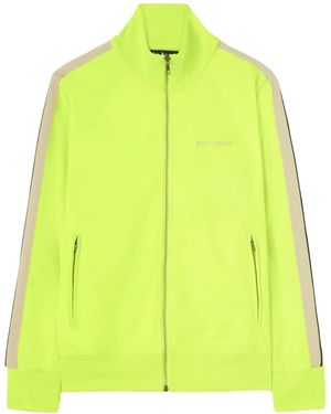 Palm Angels 'Classic Logo Fluo' Track Jacket - Yellow