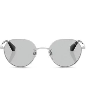 Burberry Round-Frame Sunglasses - White