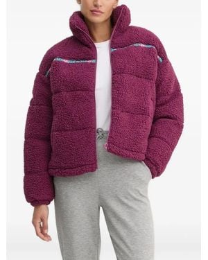 Billabong Quilted Puffer Jacket - Purple