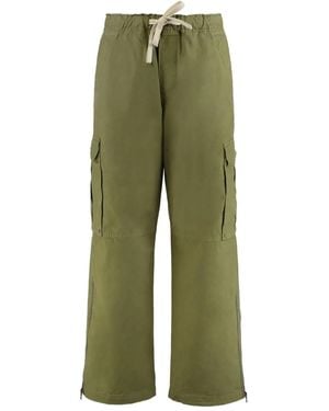 Palm Angels Cargo Trousers That Are Durable And Comfortable - Green