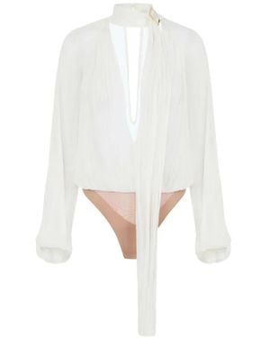 Elisabetta Franchi Bodysuit - Blanco