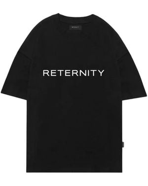 RETERNITY Logo-Print T-Shirt - Black