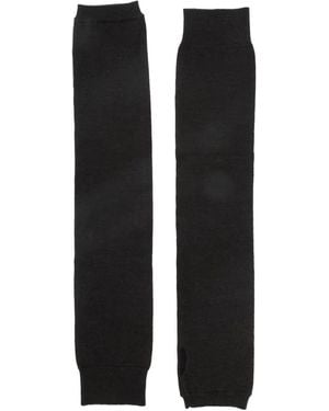 P.A.R.O.S.H. Fingerless Wool Gloves - ブラック