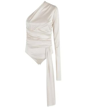 ANDAMANE Body Webster Con Hombro Descubierto - Blanco