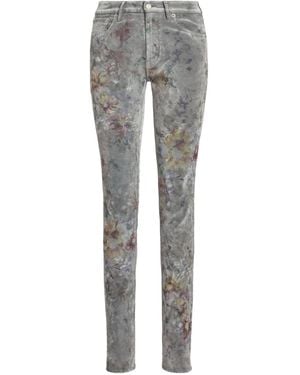 Ralph Lauren Floral-Print Jeans - Gray