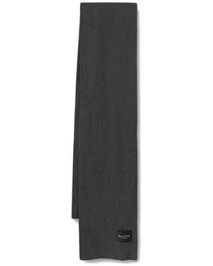 Marc O' Polo Ribbed-Knit Scarf - Grey