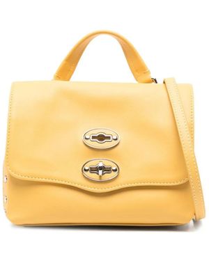 Zanellato Postina Saeta Leather Handbag - Metallic
