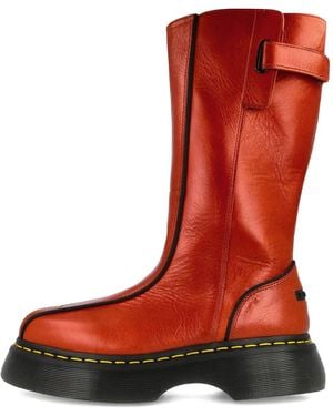 Dr. Martens Buzz Hi Boots - Red