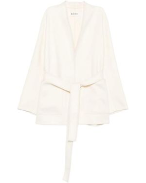 Rohe Belted Wool Jacket - White