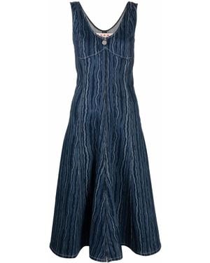 Marni Sleeveless Denim Dress - Blue