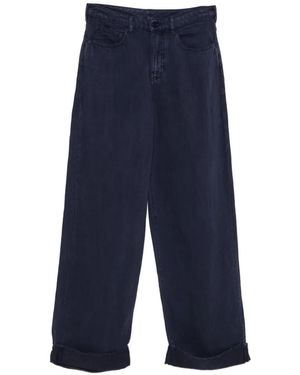 Emporio Armani Jean J8B À Chevilles Resserrées - Bleu