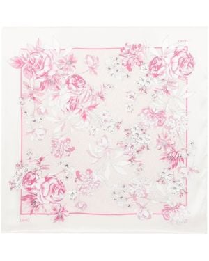 Liu Jo Floral-Print Scarf - Pink