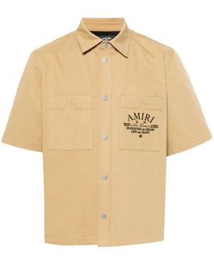 Amiri Camicia Bowling Arts District - Neutro