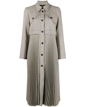 Sandro Cappotto Con Motivo Pied-De-Poule - Grigio