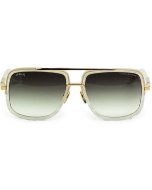 Dita Eyewear Mach-One Square-Frame Sunglasses - Metallic
