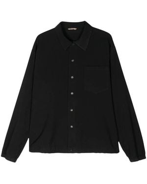 Barena Virgin Wool Shirt - Black