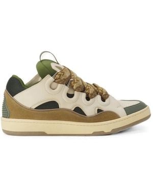Lanvin Curb Trainers - Natural