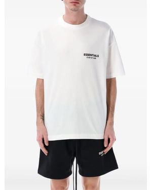 Fear Of God Essentials ロゴプリント Tシャツ - ホワイト