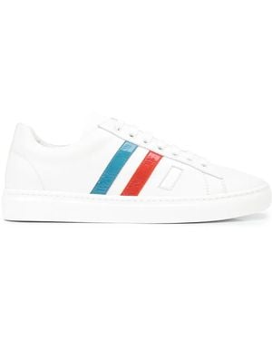Madison Maison 3 Stripe & Your Out Leather Trainers - White